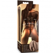 Коричневый мастубратор-вагина Nicole s Kitty - Blush Novelties - в Орске купить с доставкой