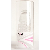 Гелевая прозрачная насадка с 2 отростками - 13 см. - Toyfa Basic - в Орске купить с доставкой