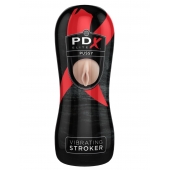 Мастурбатор-вагина Vibrating Pussy Stroker с вибрацией - Pipedream - в Орске купить с доставкой
