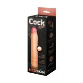 Телесная насадка-удлинитель из неоскин - 19,5 см. - LOVETOY (А-Полимер) - в Орске купить с доставкой
