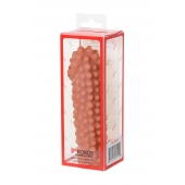 Телесная насадка на фаллос с бугорками KOKOS Extreme Sleeve 10 - 15,8 см. - KOKOS - в Орске купить с доставкой