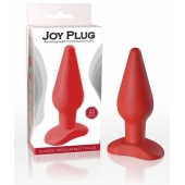 Красная анальная пробка с узким кончиком - 9 см. - Sitabella в Орске Красная анальная пробка с узким кончиком - 9 см. - Sitabella