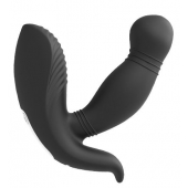 Черный вибромассажер простаты PROSTATE HERO - Dream Toys - в Орске купить с доставкой