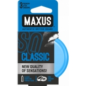 Классические презервативы в железном кейсе MAXUS Classic - 3 шт. - Maxus - купить с доставкой в Орске