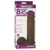 Насадка-реалистик Vac-U-Lock 8  ULTRASKYN Cock - 20,6 см. - Doc Johnson - купить с доставкой в Орске