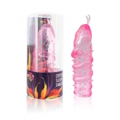 Закрытая рельефная насадка Crystal sleeve snakes в виде змеи с усиками - 14 см. - Erowoman-Eroman - в Орске купить с доставкой