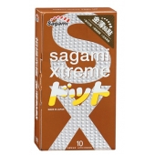 Презервативы Sagami Xtreme FEEL UP с точечной текстурой и линиями прилегания - 10 шт. - Sagami - купить с доставкой в Орске