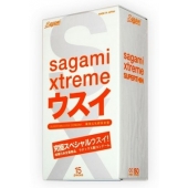 Ультратонкие презервативы Sagami Xtreme SUPERTHIN - 15 шт. - Sagami - купить с доставкой в Орске