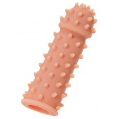 Телесная реалистичная насадка KOKOS Extreme Sleeve 03 с дополнительной стимуляцией - 12,7 см. - KOKOS - в Орске купить с доставкой