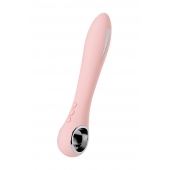 Розовый силиконовый вибратор с электростимуляцией GALVANI VIBE - 21 см. - ToyFa - купить с доставкой в Орске