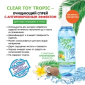 Очищающий спрей для игрушек CLEAR TOY Tropic - 100 мл. - Биоритм - купить с доставкой в Орске