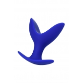 Синяя силиконовая расширяющая анальная втулка Bloom - 9 см. - ToyFa в Орске Синяя силиконовая расширяющая анальная втулка Bloom - 9 см. - ToyFa