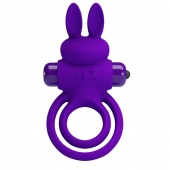 Фиолетовое эрекционное кольцо с вибростимуляцией клитора Vibrant Penis Ring III - Baile - в Орске купить с доставкой