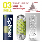 Мастурбатор SPINNER Shell - Tenga - в Орске купить с доставкой
