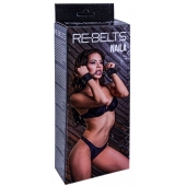 Черные кожаные наручники Naila - Rebelts - купить с доставкой в Орске Черные кожаные наручники Naila - Rebelts - купить с доставкой в Орске