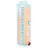 Телесная насадка-удлинитель Silicone Extension - 19 см. - Orion - в Орске купить с доставкой