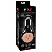 Телесный вибромастурбатор-вагина Cock Compressor Vibrating Stroker - Pipedream - в Орске купить с доставкой