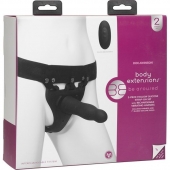 Черный полый вибрострапон Body Extensions BE Aroused - 17,78 см. - Doc Johnson - купить с доставкой в Орске