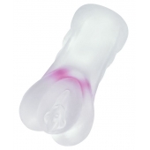 Прозрачный реалистичный мастурбатор Juicy Pussy Crystal Rose - ToyFa - в Орске купить с доставкой