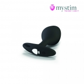 Черная пробка Mystim Rocking Vibe S с возможностью подключения к электростимулятору - 9,7 см. - MyStim - купить с доставкой в Орске