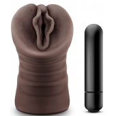 Коричневый мастурбатор-вагина Alexis - Blush Novelties - в Орске купить с доставкой