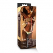 Коричневый мастурбатор-ротик Heather - Blush Novelties - в Орске купить с доставкой