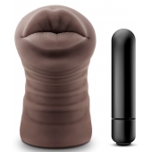 Коричневый мастурбатор-ротик Renee - Blush Novelties - в Орске купить с доставкой