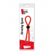 Красное эрекционное лассо с одной бусинкой-утяжкой STRETCHY THICK LASSO - Dream Toys - в Орске купить с доставкой