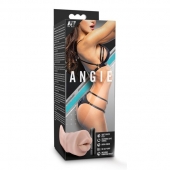 Телесный мастурбатор-ротик Angie - Blush Novelties - в Орске купить с доставкой