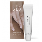 Гель для мастурбации с ароматом кокоса Slow Sex Finger Play Gel - 30 мл. - Bijoux Indiscrets - купить с доставкой в Орске