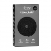 Черная веревка для бондажа Easytoys Bondage Rope - 5 м. - Easy toys - купить с доставкой в Орске