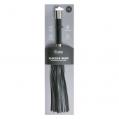 Черная плеть Easytoys Flogger With Metal Grip - 38 см. - Easy toys - купить с доставкой в Орске