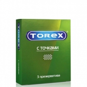 Текстурированные презервативы Torex  С точками  - 3 шт. - Torex - купить с доставкой в Орске