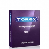 Презервативы Torex  Ультратонкие  - 3 шт. - Torex - купить с доставкой в Орске