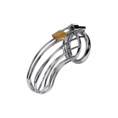 Серебристый пояс верности TOYFA на замочке - ToyFa - купить с доставкой в Орске Серебристый пояс верности TOYFA на замочке - ToyFa - купить с доставкой в Орске