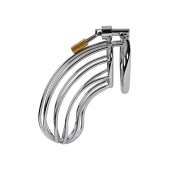 Серебристый пояс верности TOYFA на замочке - ToyFa - купить с доставкой в Орске Серебристый пояс верности TOYFA на замочке - ToyFa - купить с доставкой в Орске