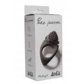 Черное эрекционное виброкольцо Pure Passion Midnight - Lola Games - в Орске купить с доставкой