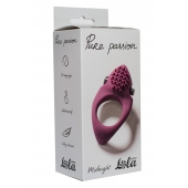 Бордовое эрекционное виброкольцо Pure Passion Midnight - Lola Games - в Орске купить с доставкой