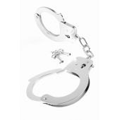 Металлические серебристые наручники Designer Metal Handcuffs - Pipedream - купить с доставкой в Орске
