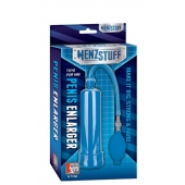 Синяя вакуумная помпа MENZSTUFF PENIS ENLARGER - Dream Toys - в Орске купить с доставкой