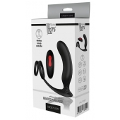 Черный массажер простаты REMOTE P-PLEASER - Dream Toys - в Орске купить с доставкой