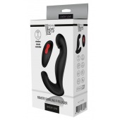 Черный вибромассажер простаты SWIRLING P-PLEASER - Dream Toys - в Орске купить с доставкой