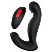 Черный вибромассажер простаты SWIRLING P-PLEASER - Dream Toys - в Орске купить с доставкой