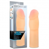 Телесная насадка-удлинитель на пенис PERFORMANCE 1.5INCH COCK XTENDER - 16 см. - Blush Novelties - в Орске купить с доставкой