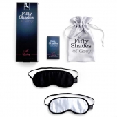 Набор из двух масок на глаза Soft Blindfold Twin Pack - Fifty Shades of Grey - купить с доставкой в Орске