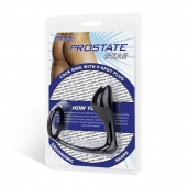 Стимулятор простаты с фиксацией эрекционным кольцом Prostate Gear - BlueLine - в Орске купить с доставкой
