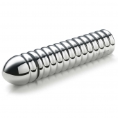 Рельефный фаллос для интенсивного электросекса Groovey George - 20 см. - MyStim - купить с доставкой в Орске