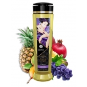 Массажное масло Libido Exotic Fruits с ароматом экзотических фруктов - 240 мл. - Shunga - купить с доставкой в Орске