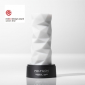 Белый 3D мастурбатор POLYGON - Tenga - в Орске купить с доставкой