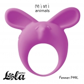 Фиолетовое эрекционное кольцо Fennec Phil - Lola Games - в Орске купить с доставкой